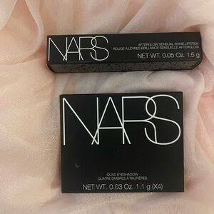 NARS Pink Quad Eyeshadow Palette and Lipstick Bundle
